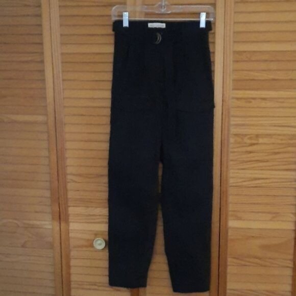 Nili Lotan Black Cargo Pants Size 00